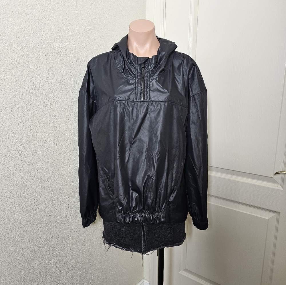 Fabletics Black Hooded Sweatshirt